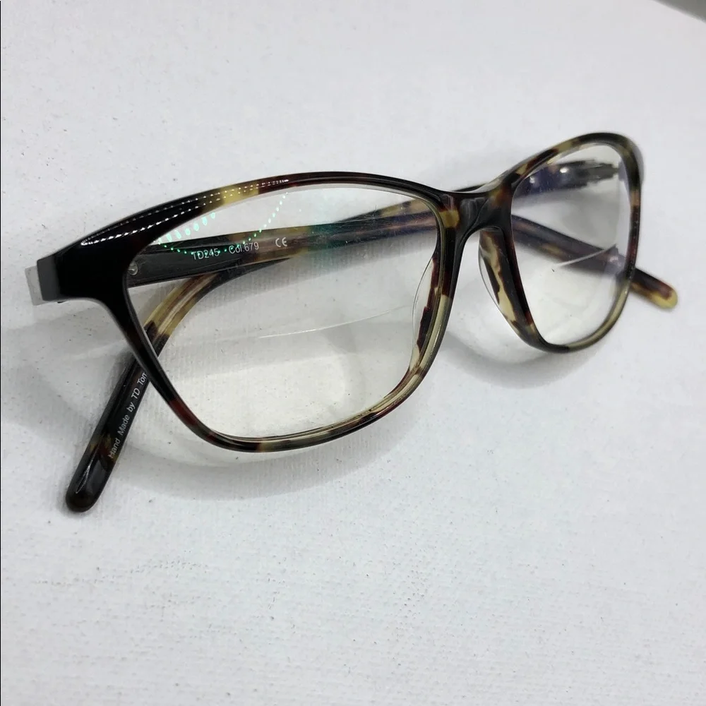 Tom Davies td245 glasses FRAME handmade tortoise 51-14-135 unisex classic style